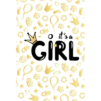 ČESTITKA - IT’S A GIRL - KRUNICA 