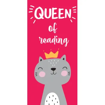 BUKMARKER VB045 - QUEEN OF READING 