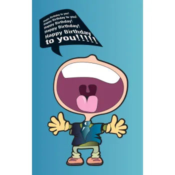 ČESTITKA - HAPPY BIRTHDAY TO YOU - DEČAK 