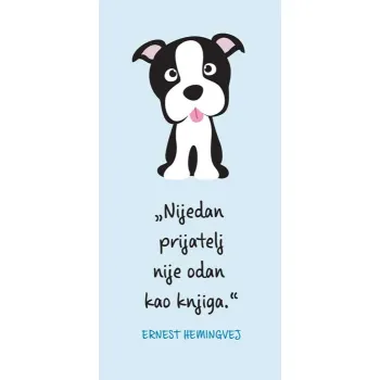 BUKMARKER VB011 - NIJEDAN PRIJATELJ NIJE ODAN KAO KNJIGA 