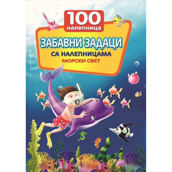 ZABAVNI ZADACI SA NALEPNICAMA - MORSKI SVET 