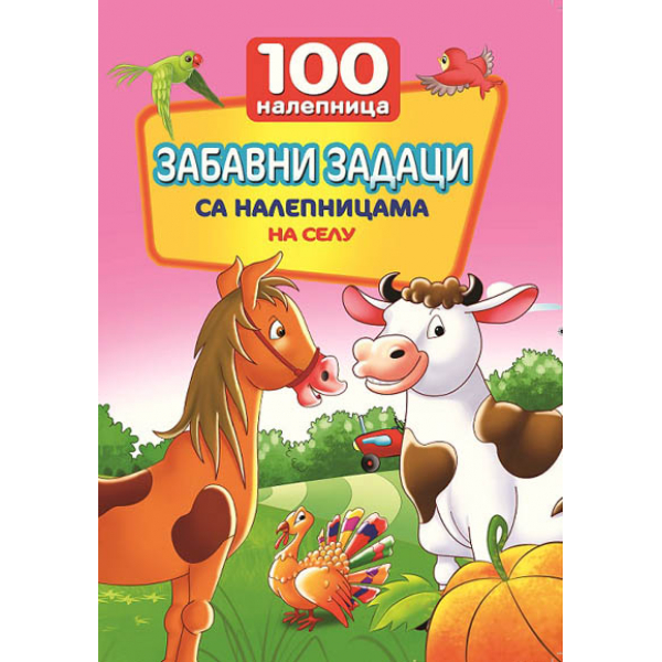 ZABAVNI ZADACI SA NALEPNICAMA - NA SELU 