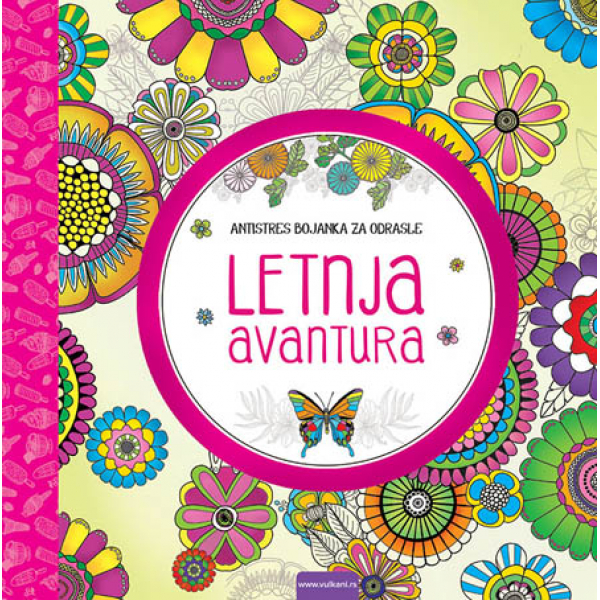 LETNJA AVANTURA - ANTISTRES BOJANKA ZA ODRASLE 