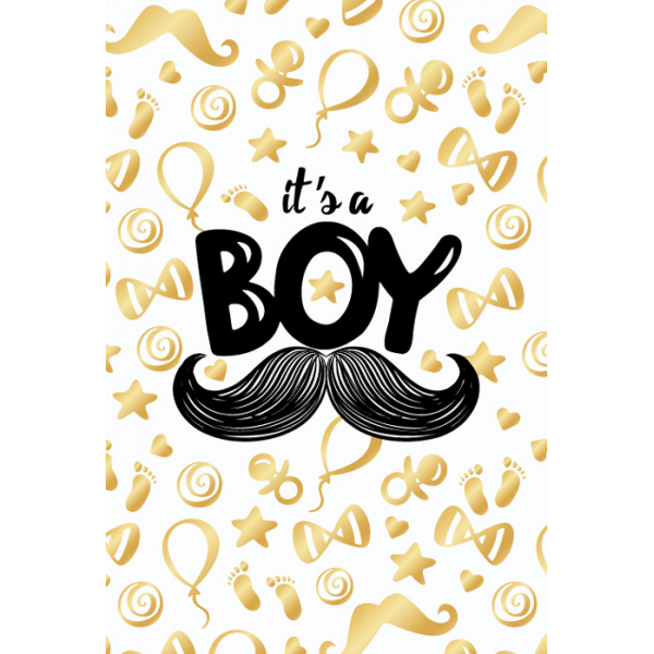 ČESTITKA - It’s a boy - Brkovi 