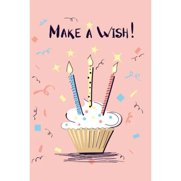 ČESTITKA - Happy birthday - Make a wish 