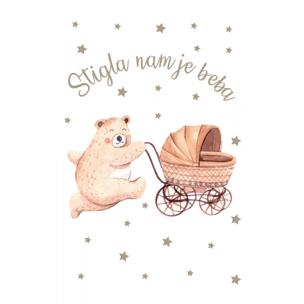 ČESTITKA - STIGLA NAM JE BEBA 