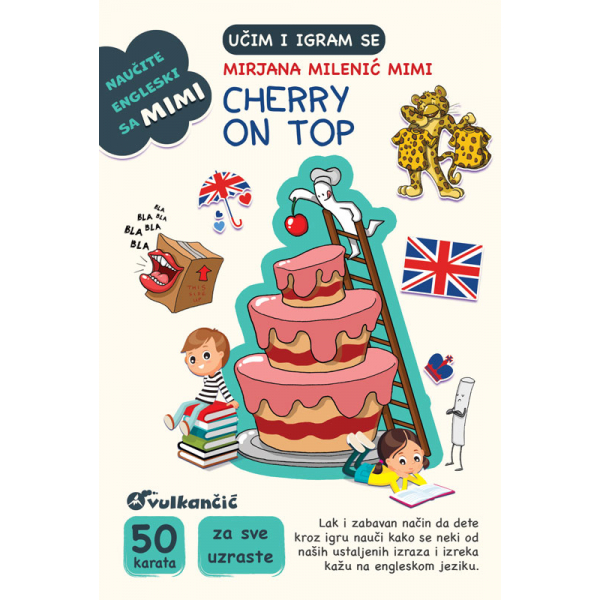 UČIM I IGRAM SE - CHERRY ON TOP - KARTE 