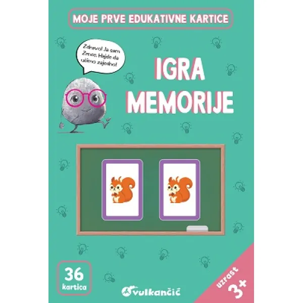 ZRNCE KARTICE – IGRA MEMORIJE – LATINICA 