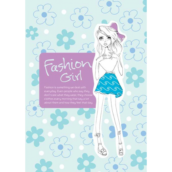 NOTES - Fashion Girl - cvetići 
