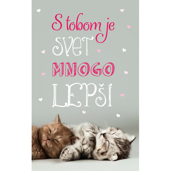 ČESTITKA - S tobom je svet mnogo lepši 