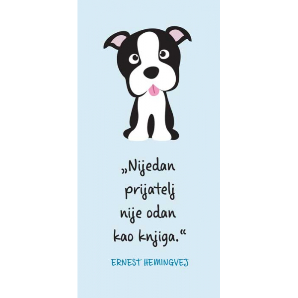 BUKMARKER VB011 - NIJEDAN PRIJATELJ NIJE ODAN KAO KNJIGA 