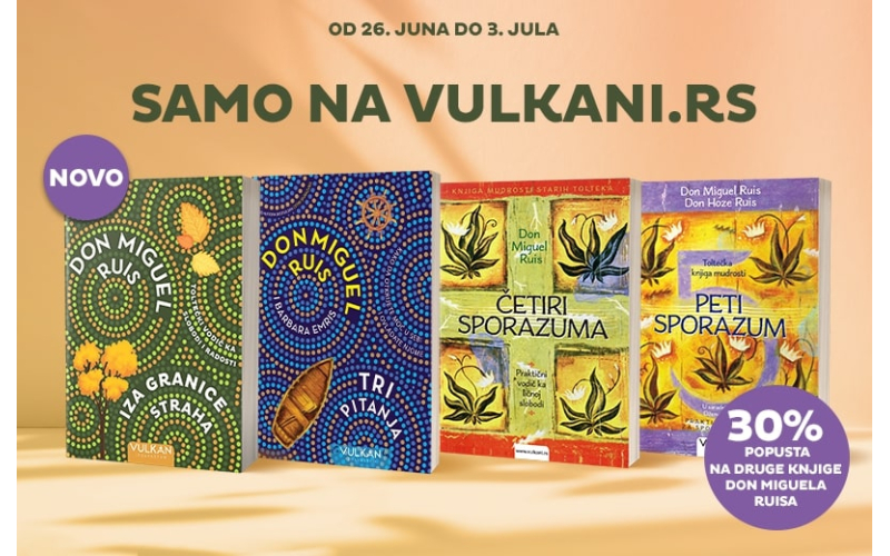 Specijalna akcija povodom objavljivanja nove knjige don Miguela Ruisa „Iza granice straha“