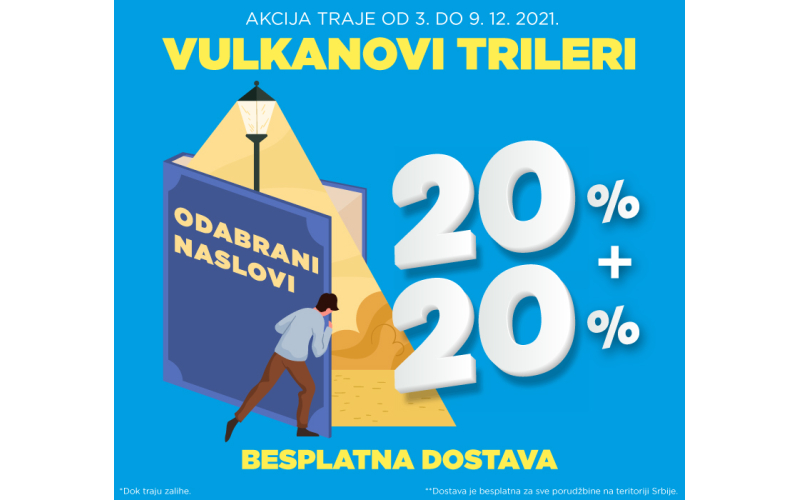 Odabrani trileri Vulkan izdavaštva na specijalnom popustu