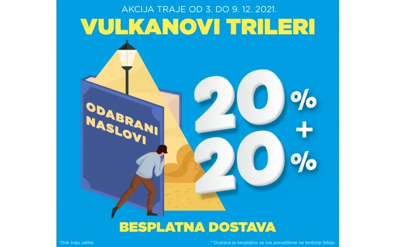 Odabrani trileri Vulkan izdavaštva na specijalnom popustu