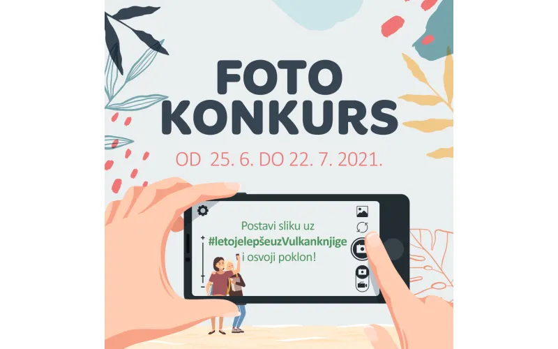 Instagram foto-konkurs Leto je lepše uz Vulkan knjige