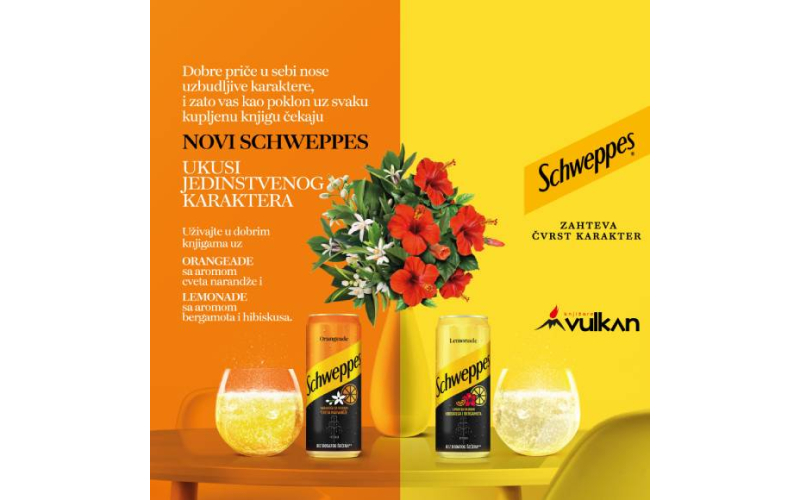 Vulkan izdavaštvo i Schweppes letnja poklon-akcija!