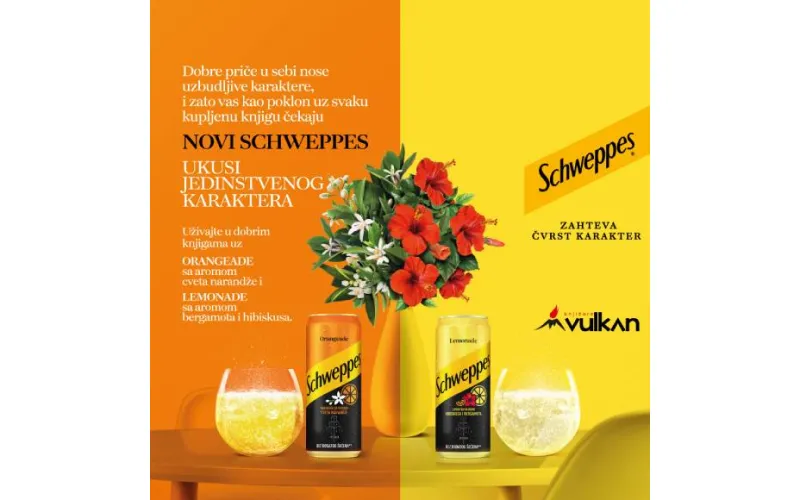 Vulkan izdavaštvo i Schweppes letnja poklon-akcija!